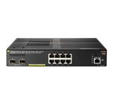 HPE Aruba Networking Aruba 2930F 8G PoE+ 2SFP+ TAA Managed L3 Gigabit Ethernet (10/100/1000) Power over Ethernet (PoE) 1U Grey