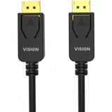 Vision TC 2MDP8K/BL DisplayPort cable 2 m Black