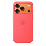 Apple iPhone 17 Pro Silicone Case with MagSafe – Bright Guava