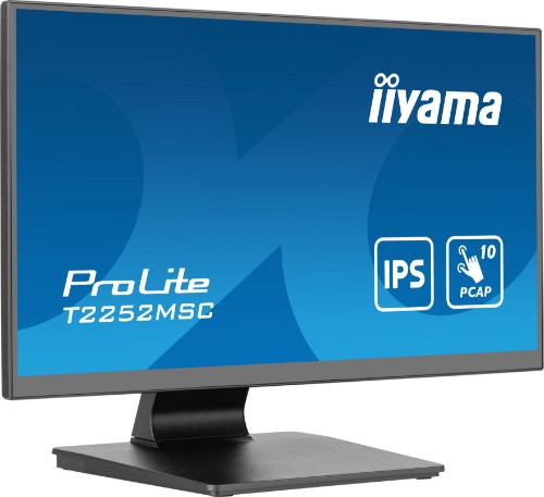 iiyama ProLite T2252MSC-B2 computer monitor 54.6 cm (21.5") 1920 x 1080 pixels Full HD LCD Touchscreen Black
