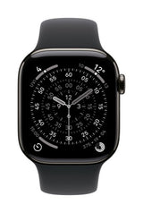 Apple MXLK3ZM/A smart wearable accessory Band Black Fluoroelastomer