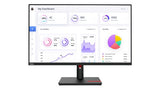 Lenovo ThinkVision T32p-30 LED display 80 cm (31.5") 3840 x 2160 pixels 4K Ultra HD Black