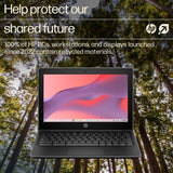 HP Fortis Flip G1i Chromebook Intel® N N150 29.5 cm (11.6") Touchscreen HD 4 GB LPDDR5-SDRAM 32 GB eMMC Wi-Fi 6E (802.11ax) ChromeOS Black