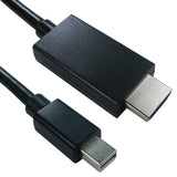 Cables Direct Mini DisplayPort - HDMI, 1m Black