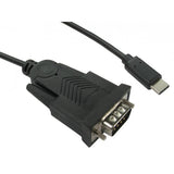 Cables Direct USB3C-DB9-1M serial cable Black DB-9