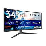 Philips Evnia 6000 34M2C6500/00 computer monitor 86.4 cm (34") 3440 x 1440 pixels Wide Quad HD QD-OLED Grey
