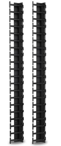 APC NetShelter Cable Management, Vertical Cable Manager, for NetShelter SX 600mm Wide 42U, Set of 2, 107 x 889 x 45 mm