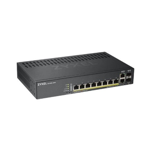 Zyxel GS1920-8HPv2 Managed L2/L3/L4 Gigabit Ethernet (10/100/1000) Power over Ethernet (PoE) Black