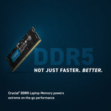 Crucial CT2K32G56C46S5 memory module 64 GB 2 x 32 GB DDR5 262-pin SO-DIMM