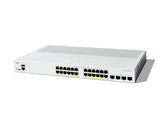 Cisco Catalyst 1200-24P-4G Smart Switch, 24 Port GE, PoE, 4x1GE SFP, Limited Lifetime Protection (C1200-24P-4G)