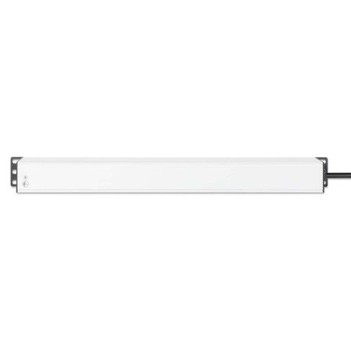 Intellinet 19" 1U PDU 6-way UK, With switch and Surge Protection, Rackmount, Power Distribution Unit, UK 3-pin outlets, 3m power cord, output