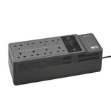 APC Back-UPS, 650VA/400W Floor/Wall Mount, 230V, 8x British BS1363A outlets, USB Type A Port, User Replaceable Battery