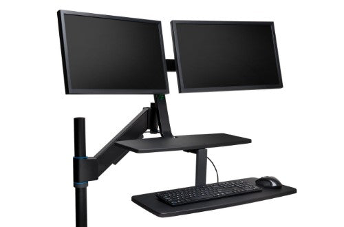 Kensington Dual Monitor Arm for SmartFit® Sit/Stand Workstation — (K55759WW)