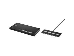 Belkin F1DN204MOD-HH-4 KVM switch Rack mounting Black