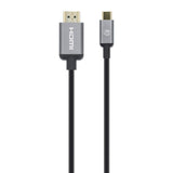 Manhattan USB-C to HDMI Cable, 4K@60Hz, 1m, Black, Male to Male, Three Year Warranty, Equivalent to CDP2HD2MBNL