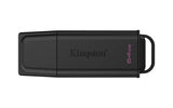 Kingston Technology DataTraveler 64GB Portable USB 3.2 Gen 1 Exodia Black
