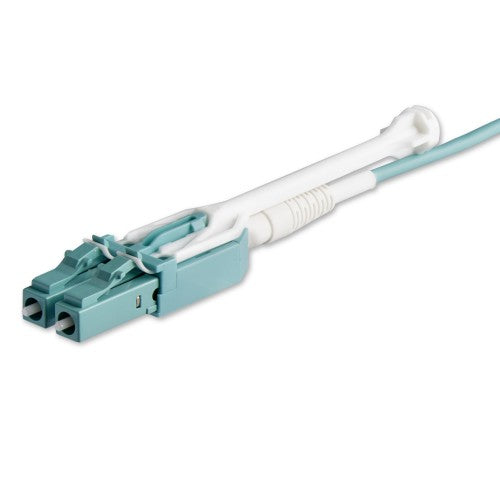 StarTech.com 1m (3ft) MTP(F)/PC to 4x LC/PC Duplex Breakout OM3 Multimode Fiber Optic Cable, OFNP Plenum, 40G Networks, Low Insertion Loss - Fiber Jumper Cord
