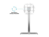 Multibrackets M Public Display Stand 180 HD Single Silver w, Floorbase