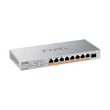 Zyxel XMG-108HP Unmanaged 2.5G Ethernet (100/1000/2500) Power over Ethernet (PoE)