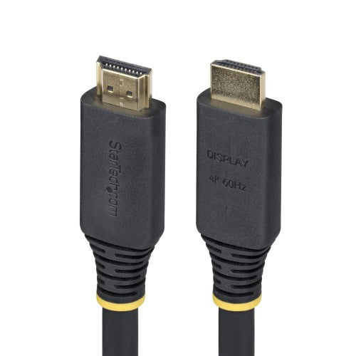 StarTech.com 10m (32.8ft) Active High Speed HDMI Cable, 4K 60Hz/1440p 144Hz, HDR10/HDCP 2.2/ARC, 18Gbps, UHD HDMI 2.0 Cord for TV/Monitor/Display, TPE Jacket