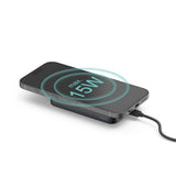 Hama Qi2 Wireless Power Pack, 10000 mAh, Magnetic, Inductive Charging, anthracite