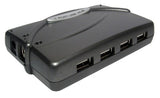 Cables Direct NLUSB2-222 interface hub 480 Mbit/s Black