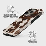 BURGA Celestial mobile phone case 16 cm (6.3") Cover Beige, Brown