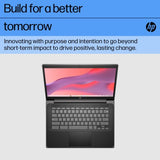 HP Chromebook Fortis G1i Intel® N N250 35.6 cm (14") HD 8 GB LPDDR5x-SDRAM 128 GB UFS Wi-Fi 6E (802.11ax) ChromeOS Black