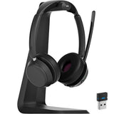 EPOS On-ear Bluetooth® headset with industry-leading voice pickup and hybrid adaptive ANC.