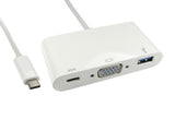 Cables Direct USB3CVGAUSBWPD laptop dock/port replicator White