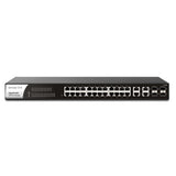 Draytek P1282 Managed Gigabit Ethernet (10/100/1000) Power over Ethernet (PoE) 1U Black