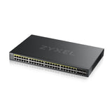 Zyxel GS2220-50HP-GB0101F network switch Managed L2 Gigabit Ethernet (10/100/1000) Power over Ethernet (PoE) Black