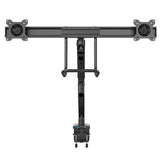 StarTech.com Desk Mount Dual Monitor Arm with USB & Audio - Slim Full Motion Adjustable Dual Monitor VESA Mount for up to 32" Displays - Ergonomic Articulating - C-Clamp/Grommet