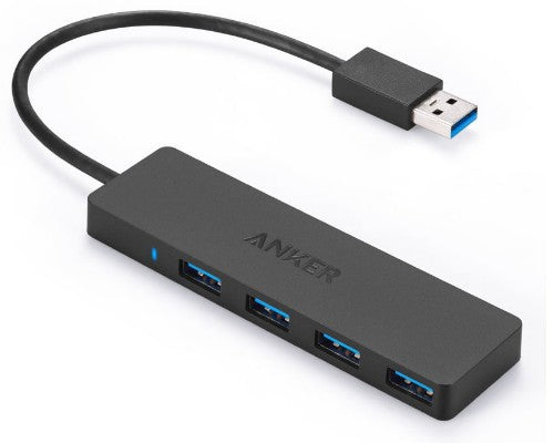 Anker Innovations A7516016 interface hub USB 3.2 Gen 1 (3.1 Gen 1) Type-A 5000 Mbit/s Black