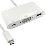 Cables Direct USB3CVGAUSBWPD laptop dock/port replicator White
