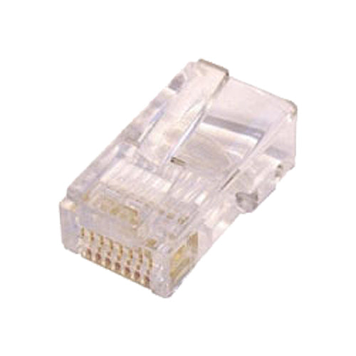 Cablenet Cat5e RJ45 UTP Round Crimp Plug Solid  - Computer Cables - Cablenet