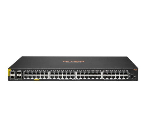 HPE Aruba Networking CX 6100 48G Class4 PoE 4SFP+ 740W Managed L3 Gigabit Ethernet (10/100/1000) Power over Ethernet (PoE) 1U