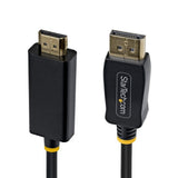 StarTech.com 1m DisplayPort to HDMI Adapter Cable with Gripping Connectors, 4K 60Hz, HDR, Uni-Directional DP to HDMI Video Converter, DP Desktop to HDMI Monitor