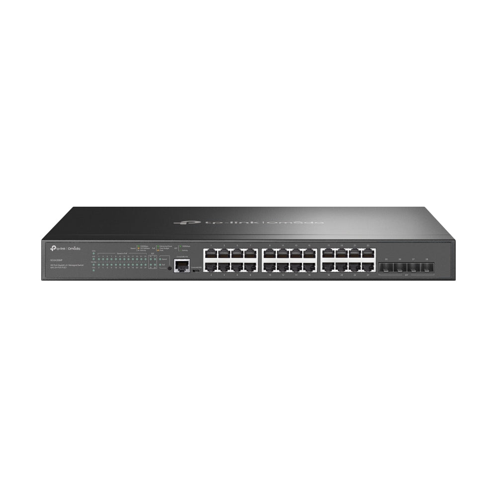 TP-Link Omada 28-Port Gigabit L2+ Managed Switch with 24-Port PoE+  - Networking - TP-LINK