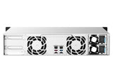 QNAP TS-1273AU-RP-8G NAS/storage server Rack (2U) Ryzen Embedded V1500B 8 GB DDR4 0 TB QNAP QTS Aluminium, Black