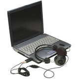 Manhattan USB-A Sound Adapter, USB-A to 3.5mm Mic-in and Audio-Out ports, 480 Mbps (USB 2.0), supports 3D and virtual 5.1 surround sound, Hi-Speed USB, Black, Three Year Warranty