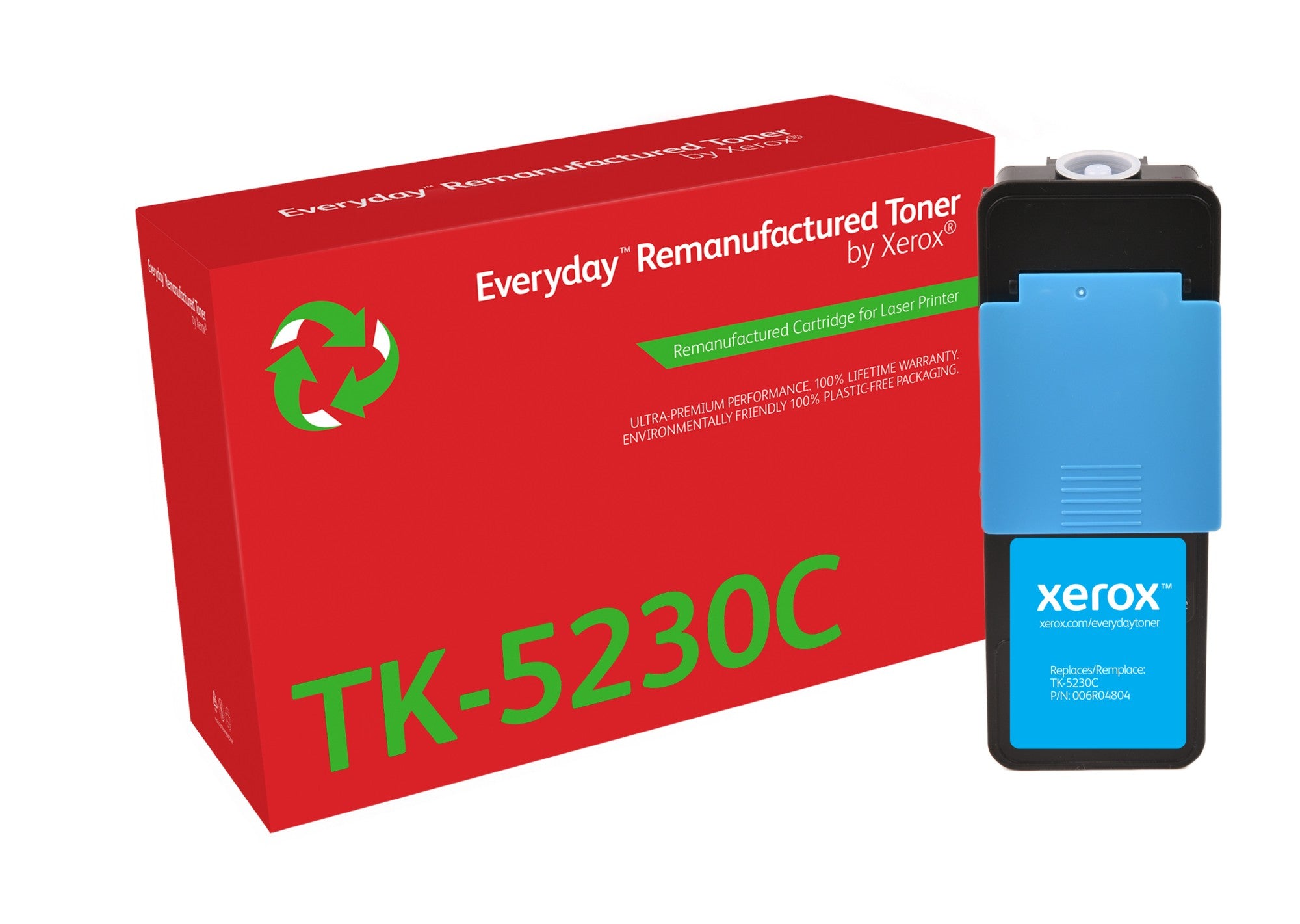 Everyday™ Cyan Remanufactured Toner by Xerox compatible with Kyocera TK-5230C