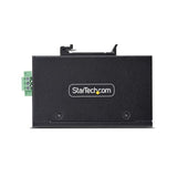 StarTech.com 5-Port Unmanaged Industrial Network Switch, 100/1000 Ethernet, DIN Rail/Wall-Mountable, Rugged IP30 Gigabit Switch, -40F-167F, 9~60V DC, TAA Compliant