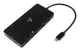 V7 UCMINIDOCK-ALTHV laptop dock/port replicator Docking USB 3.2 Gen 1 (3.1 Gen 1) Type-C Black