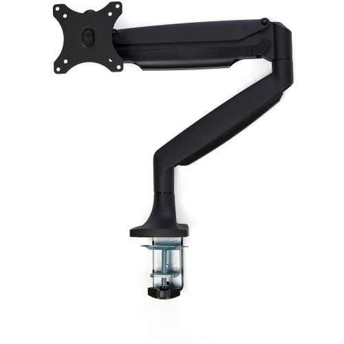 StarTech.com Desk Mount Monitor Arm - Heavy Duty Ergonomic VESA Monitor Arm - Single 9kg Display - Full Motion, Height Adjustable, Articulating - Aluminum - C-Clamp/Grommet- Black