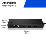 HP Portable USB-C 4K HDMI Hub