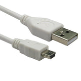 Cables Direct 99CDL2-0621-WT USB cable 1 m USB 2.0 USB A Mini-USB B White
