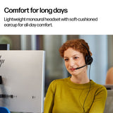 HP Poly Mission 415 Monaural USB Wired Headset Classic (Bulk)