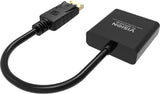 Vision TC-DPVGA/BL video cable adapter DisplayPort VGA (D-Sub) Black