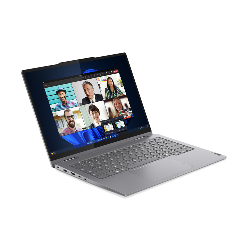 Lenovo ThinkBook 14 2-in-1 G4 IML Intel Core Ultra 7 155U Hybrid (2-in-1) 35.6 cm (14") Touchscreen WUXGA 16 GB DDR5-SDRAM 512 GB SSD Wi-Fi 6E (802.11ax) Windows 11 Pro Grey  - Computers - Lenovo